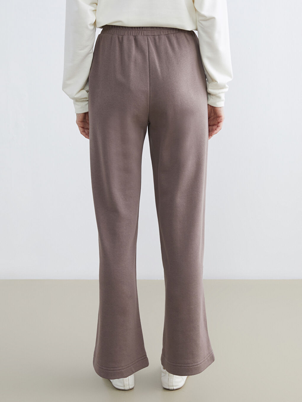 Женщины Коричневый Брюки‑джоггеры-3