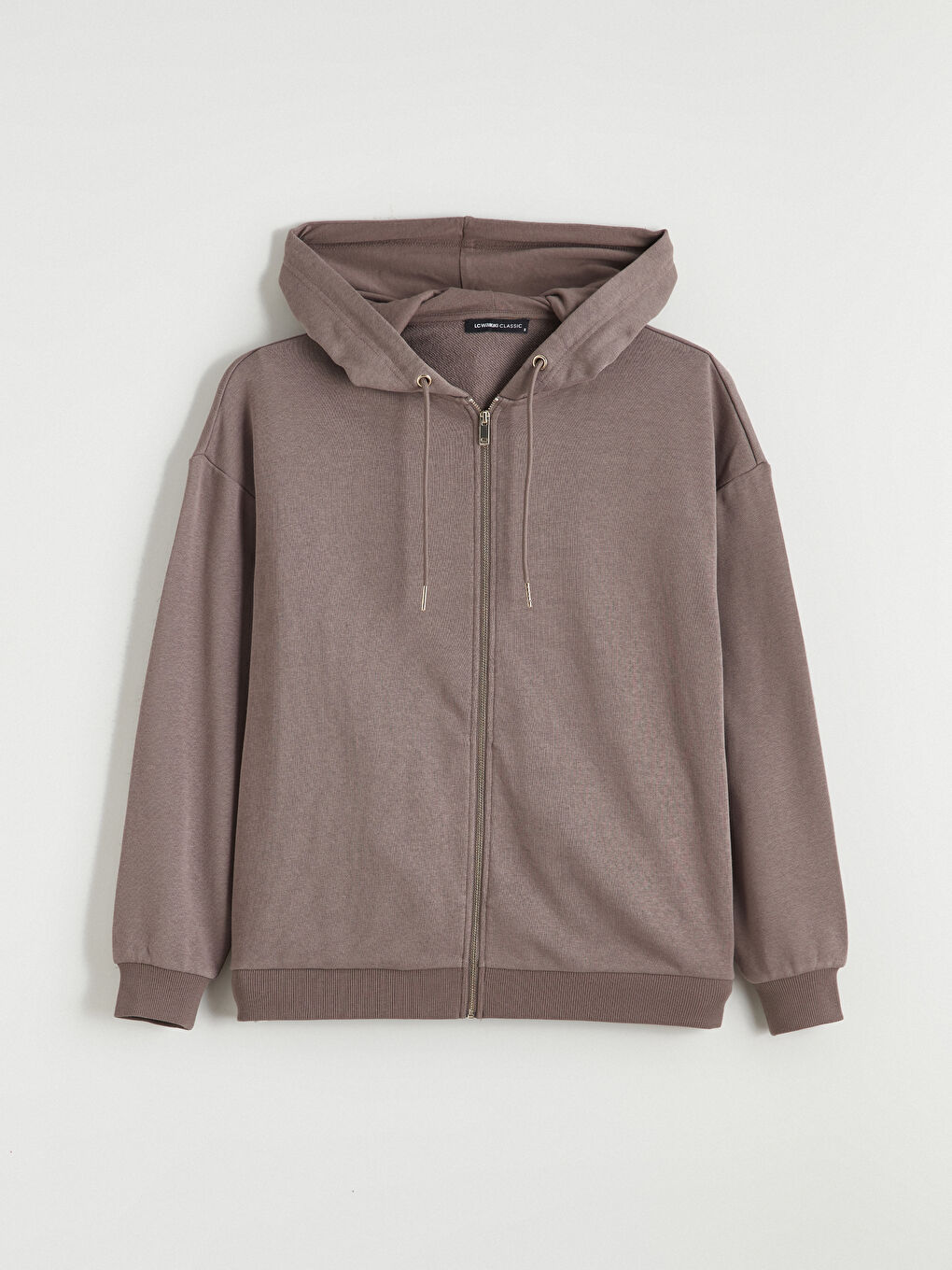 Әйелдер қоңыр Сыдырмасы бар свитшот-4