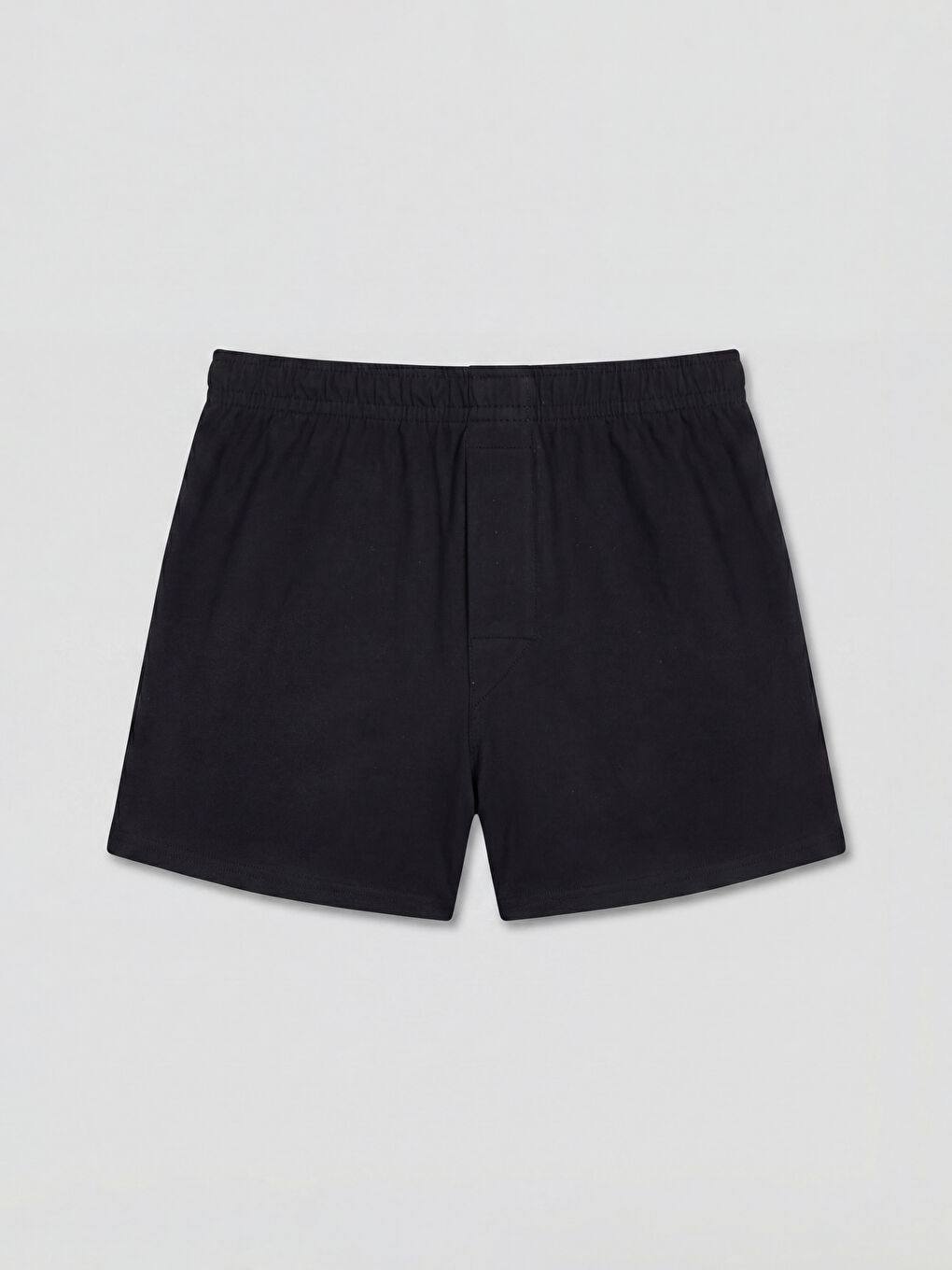 Siyah Regular Fit Pamuklu Erkek Boxer 3'lü-3