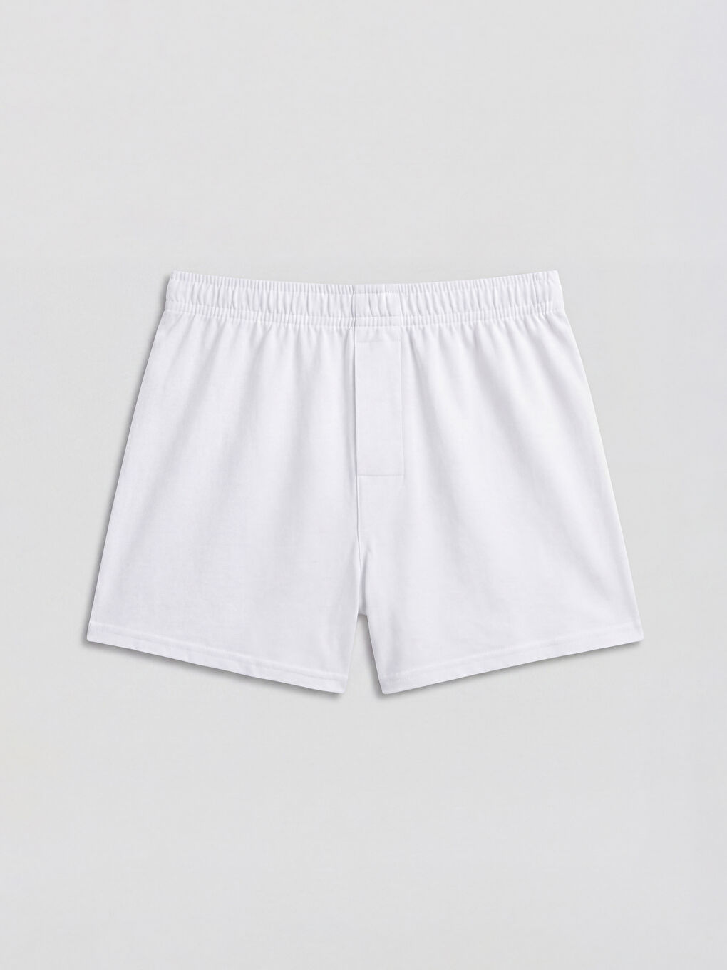 Beyaz Regular Fit Pamuklu Erkek Boxer 3'lü-2