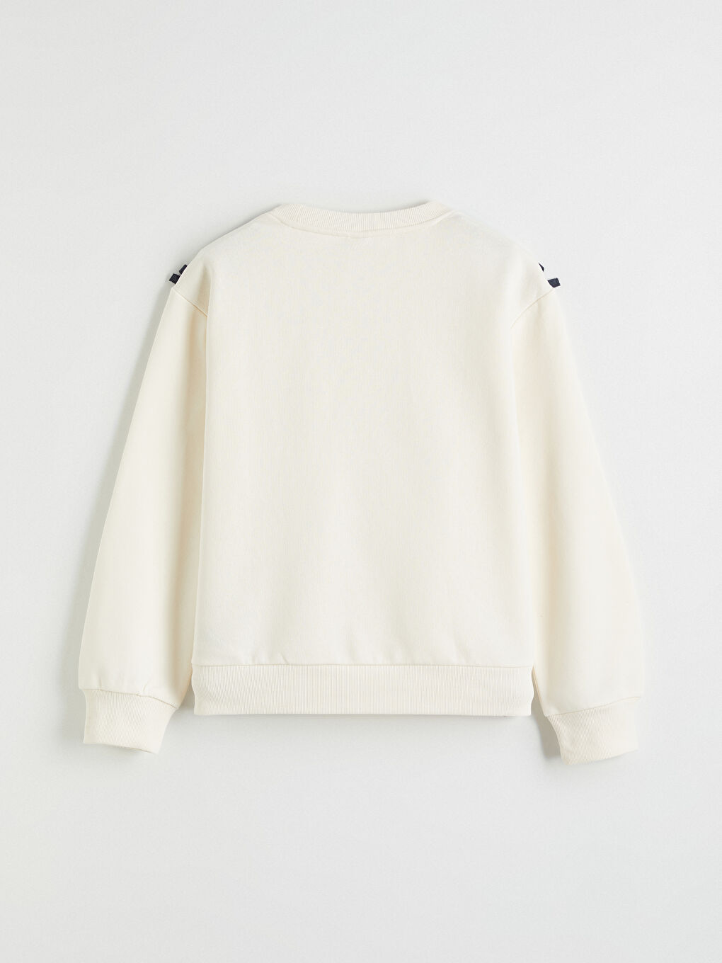 Girl's Crew Neck Sweatshirt and Joggers with Bow Detail-3