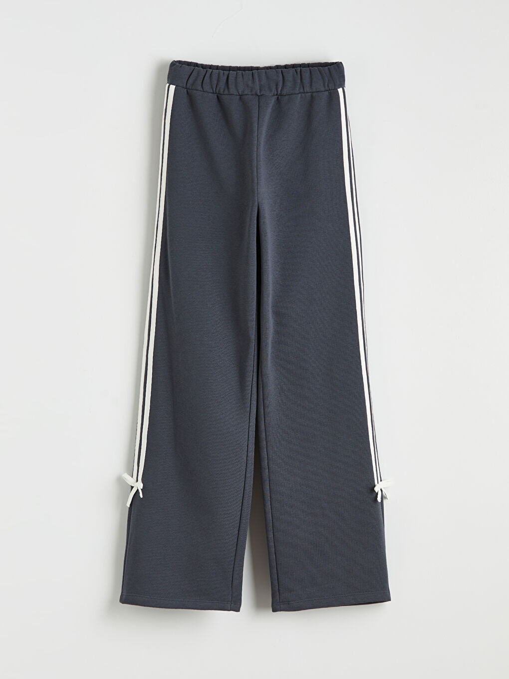 Antrasit Fiyonk Detaylı Kız Çocuk Eşofman Takım-3