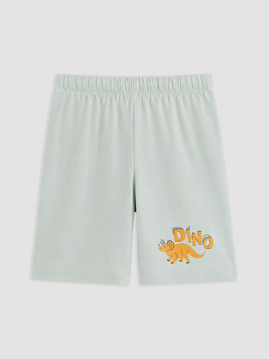 Dinozor Baskılı Erkek Çocuk Pijama Şort 2'li-1