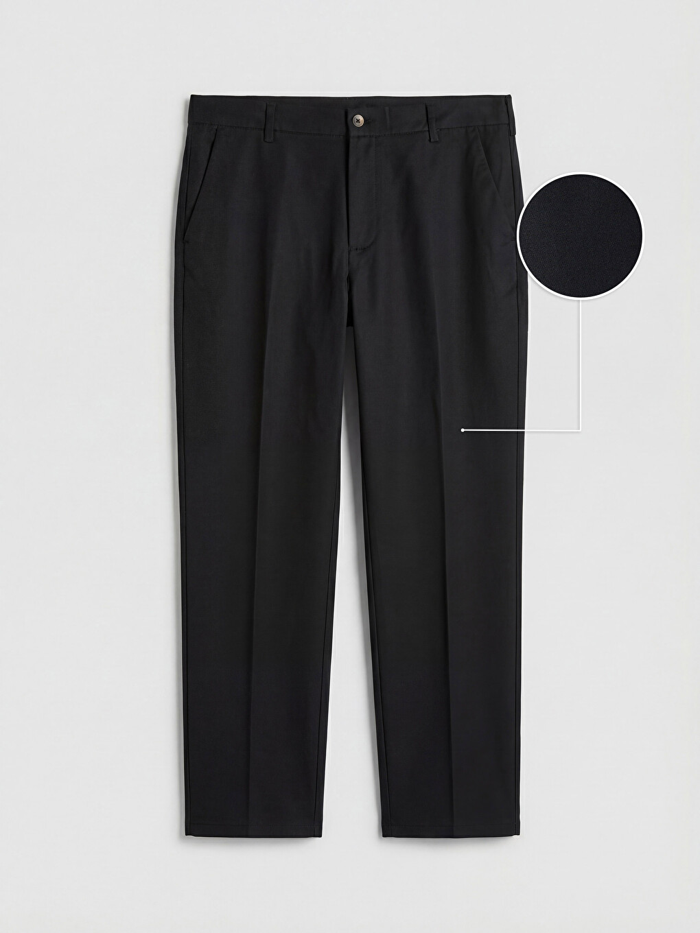 Standard Fit Men's Fabric Trousers-2