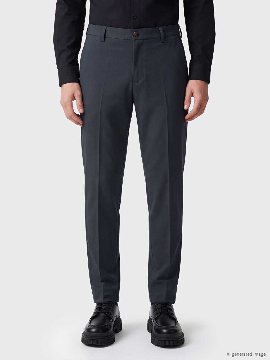 Standard Fit Men's Trousers-1