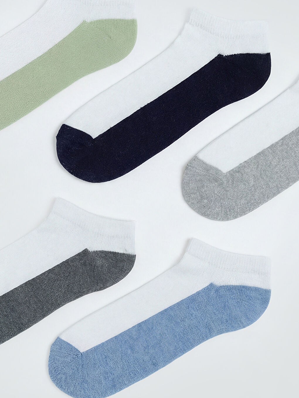 Karışık  Erkek Patik Çorap 5'li -1