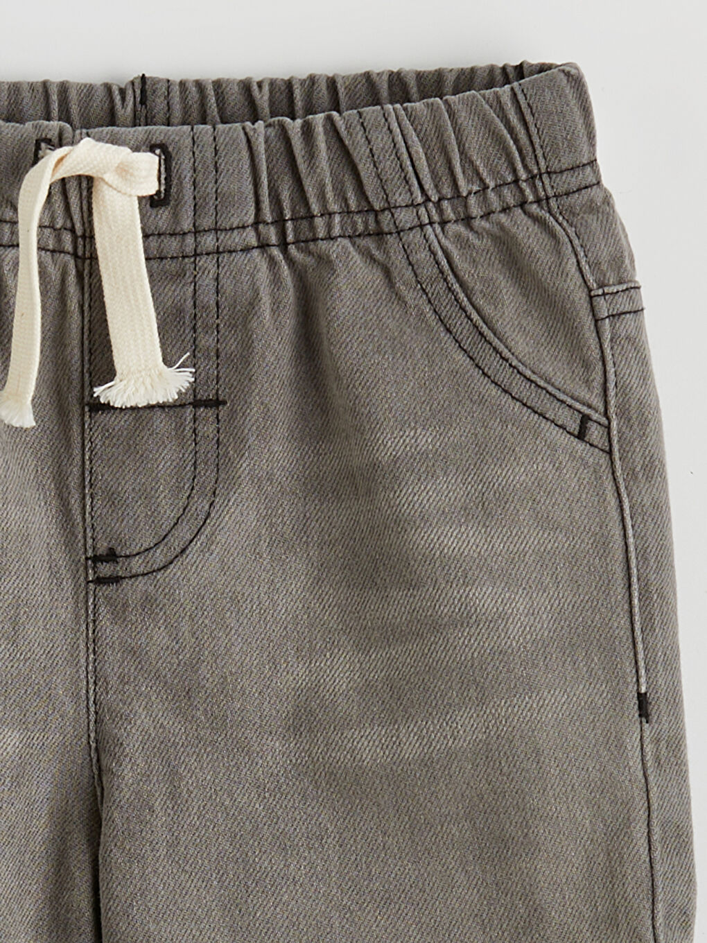 Baby Boy GREY Denim Shorts-1