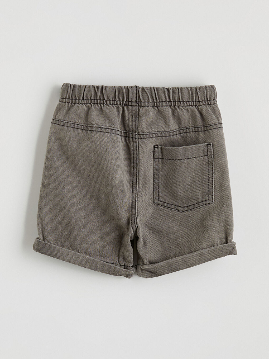 Baby Boy GREY Denim Shorts-2