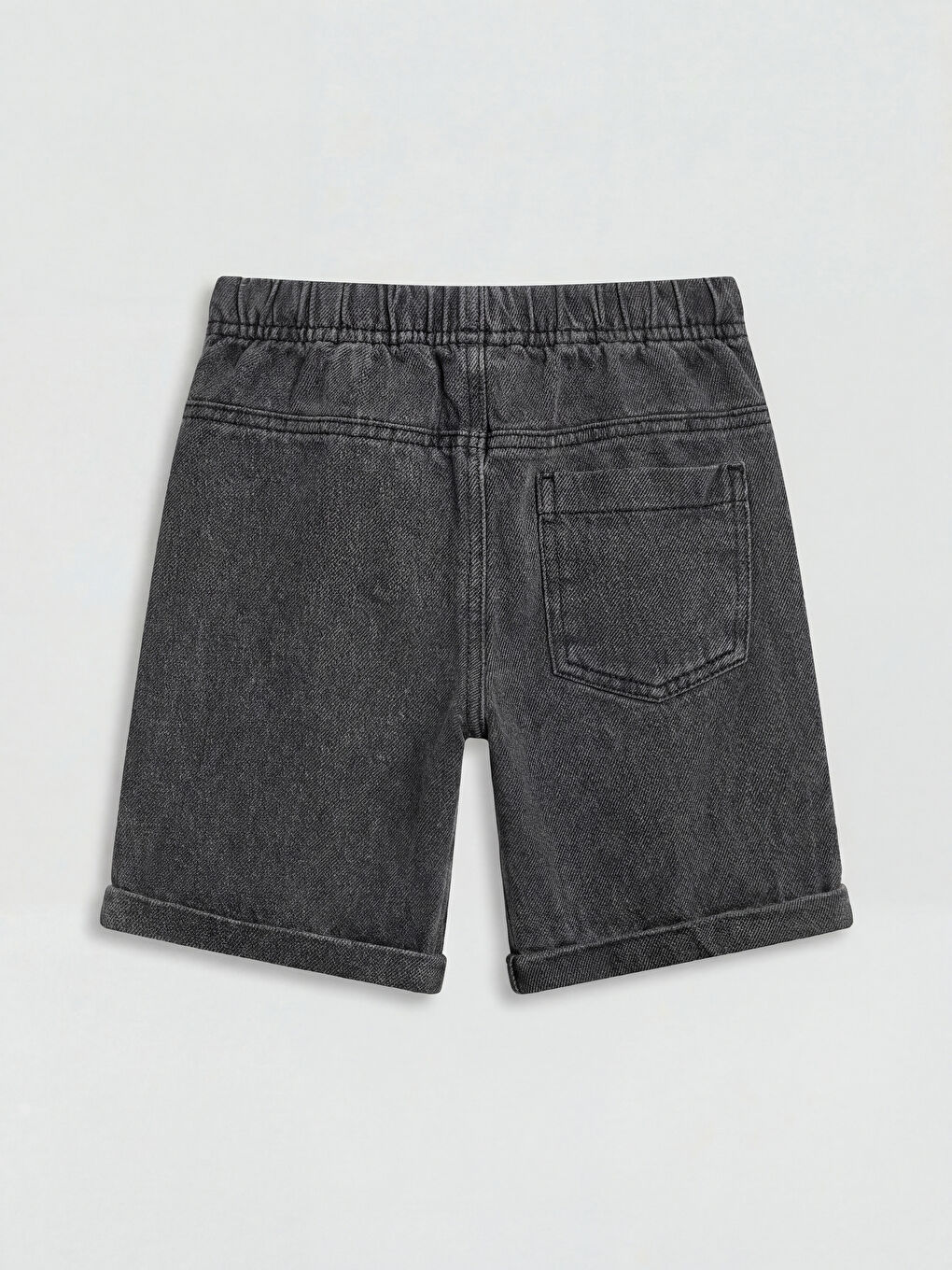 شورت جينز للأولاد بخصر مرن-1