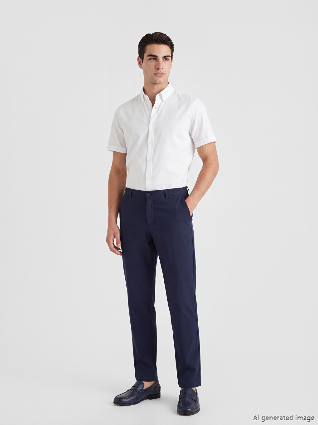 Standard Fit Gabardine Men's Trousers
