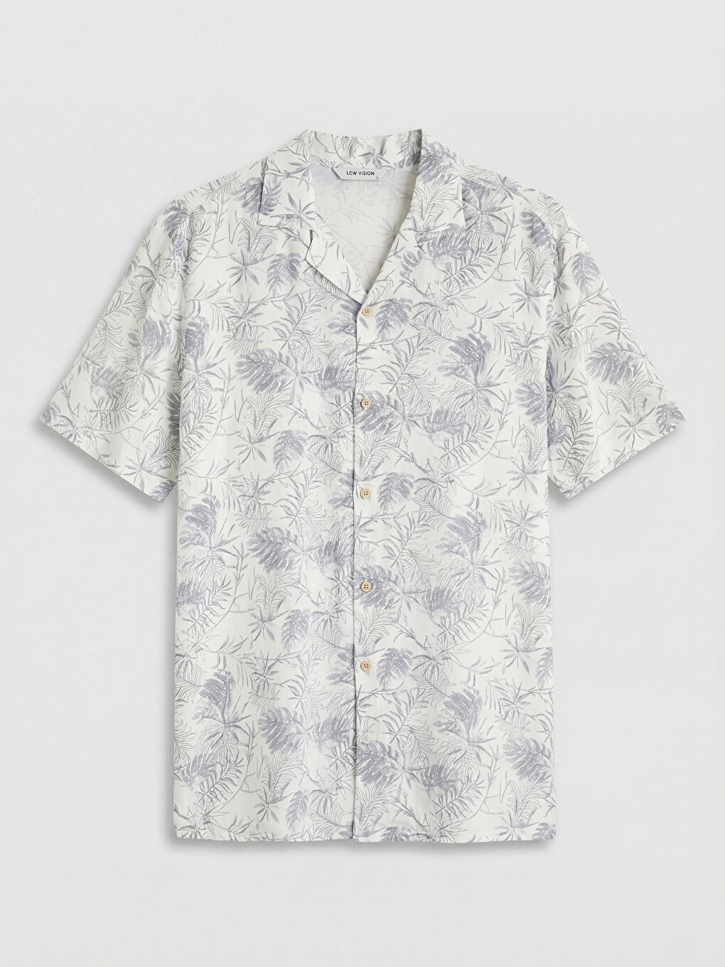 Regular Fit Patterned Viscose Men's Shirt