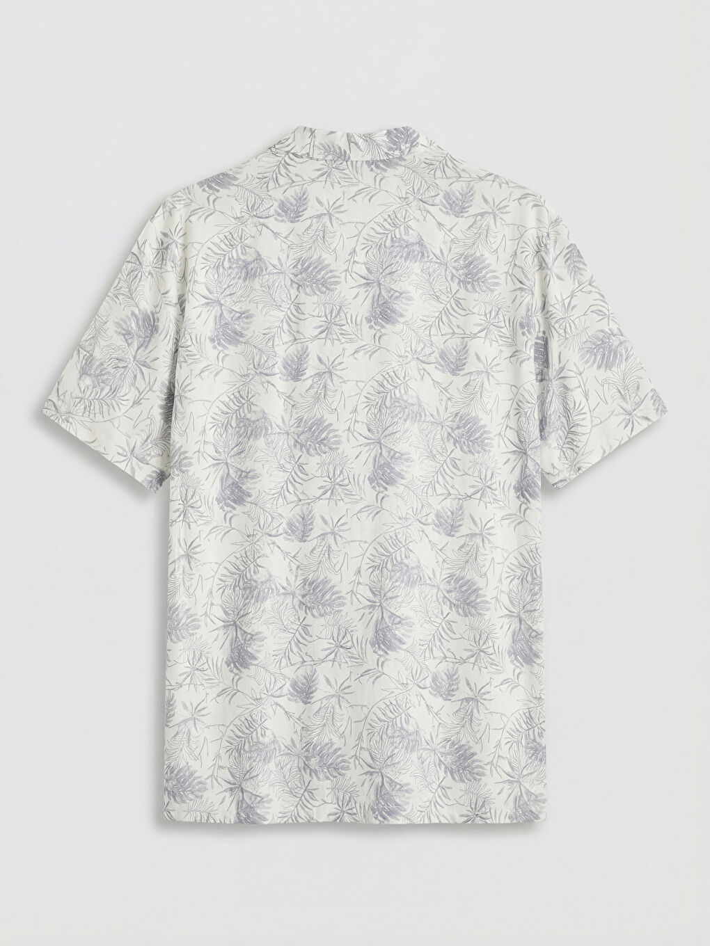 Regular Fit Patterned Viscose Men's Shirt-1