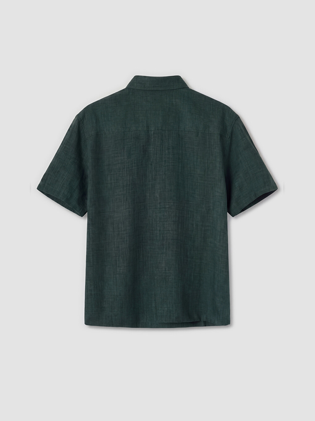 Regular Fit Crepe Men's Shirt-5
