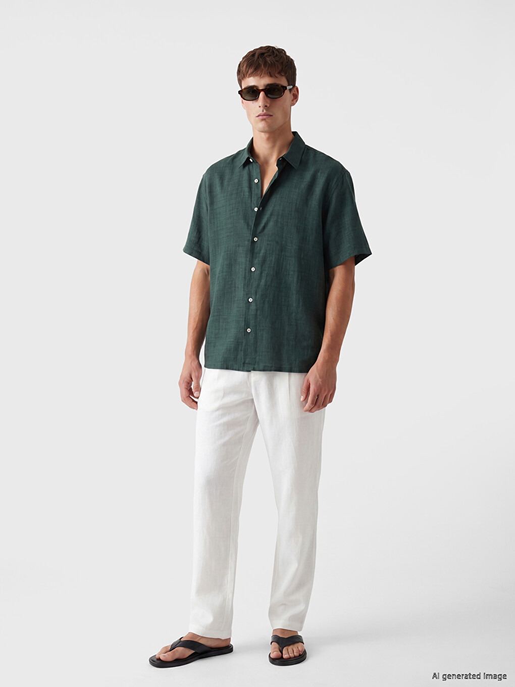Regular Fit Crepe Men's Shirt-1