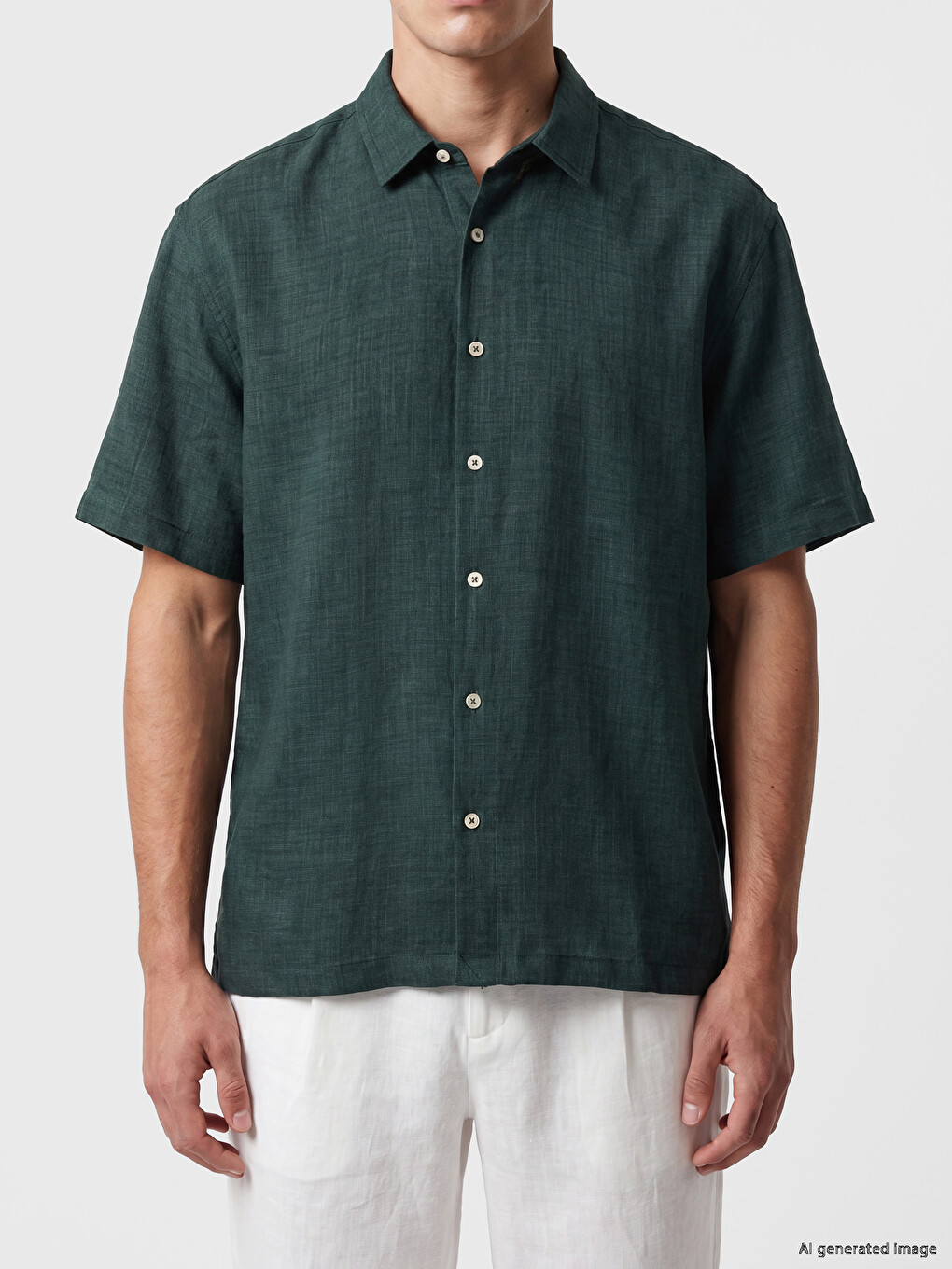 Regular Fit Crepe Men's Shirt-2