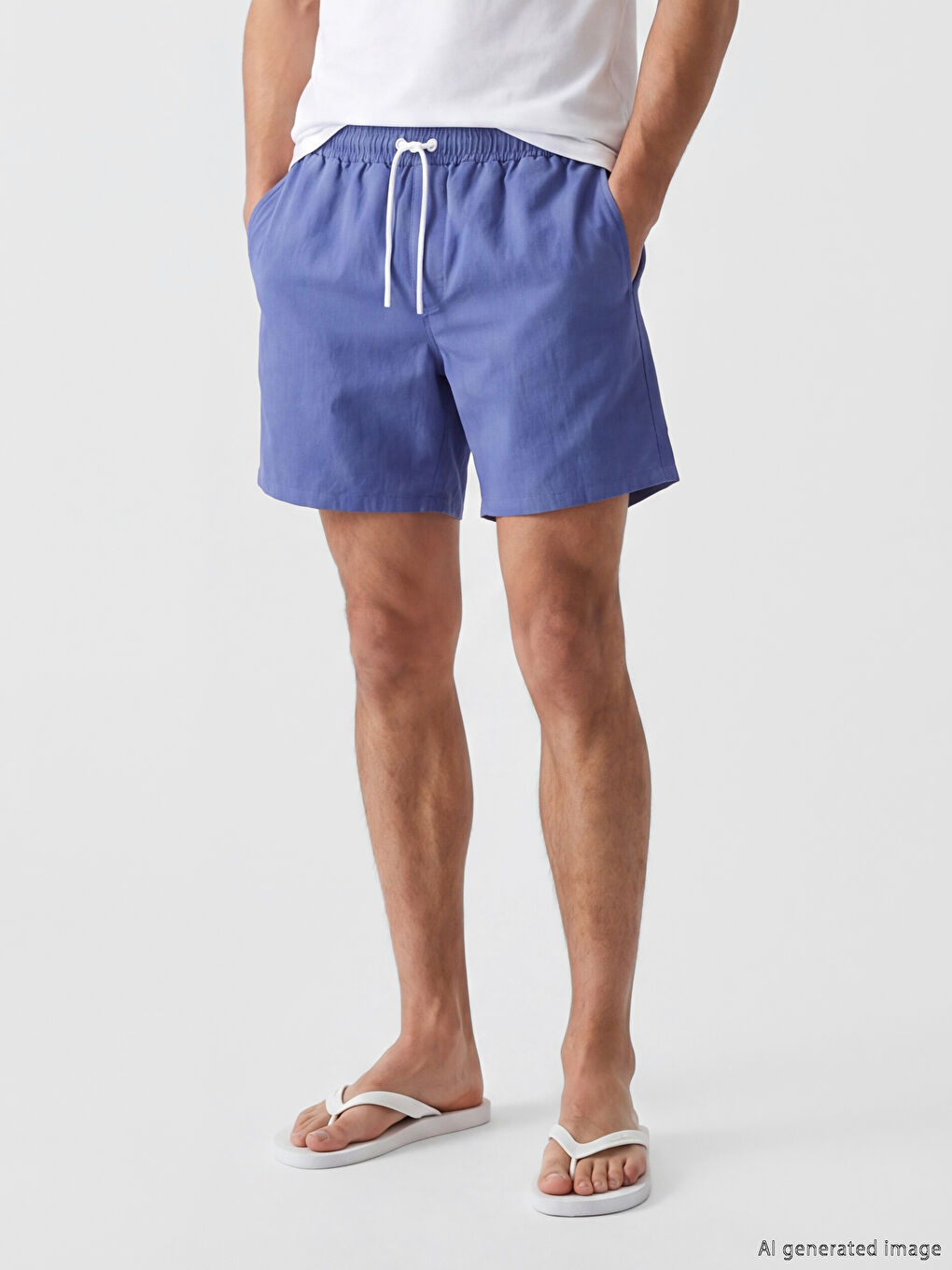 Short Length Men's Swimming Shorts-1
