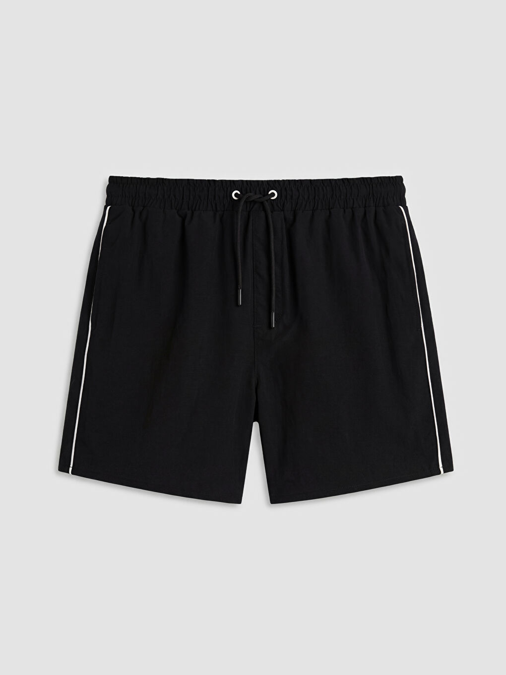 Siyah Kısa Boy Erkek Deniz Şortu