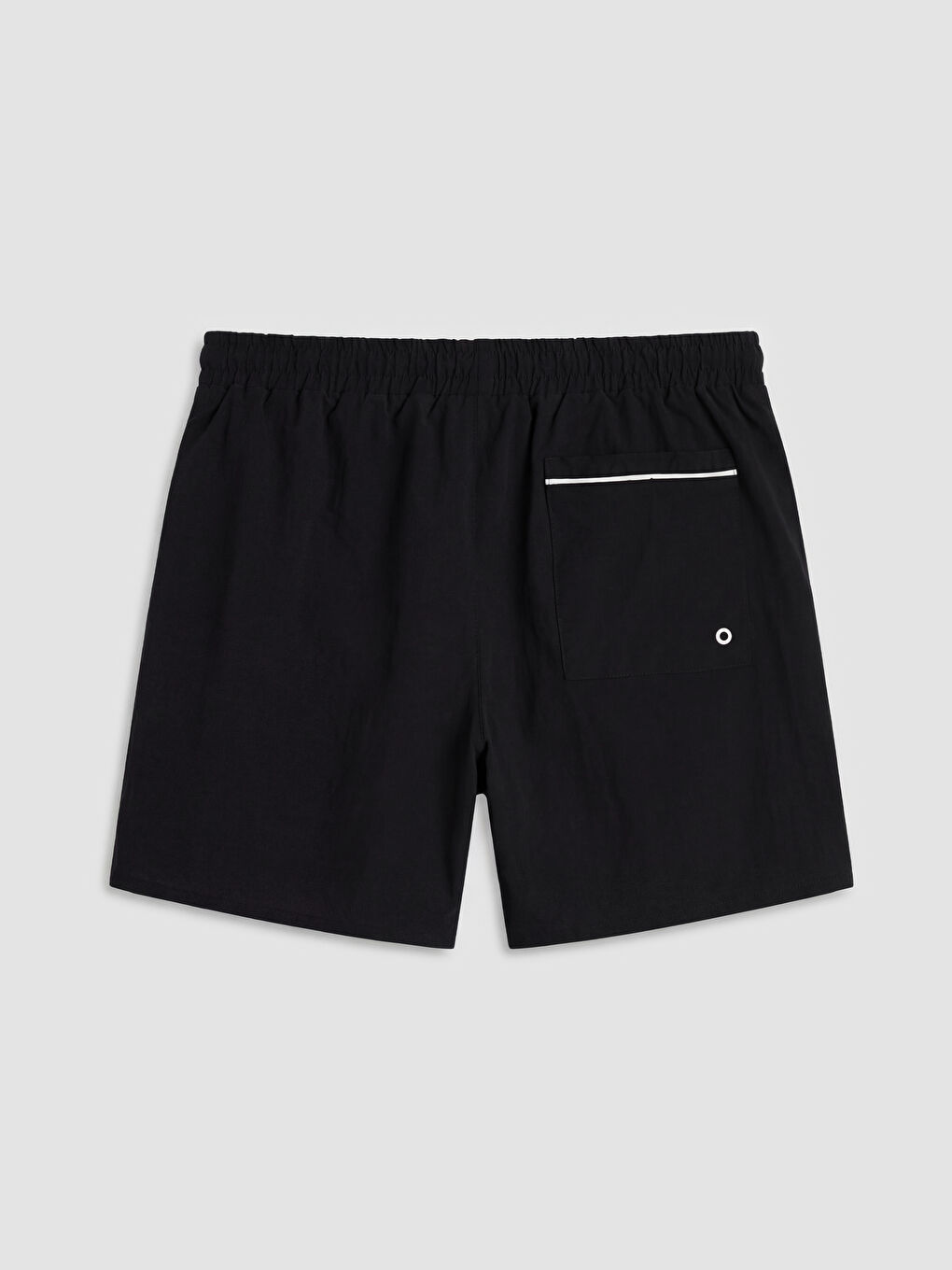 Siyah Kısa Boy Erkek Deniz Şortu-1