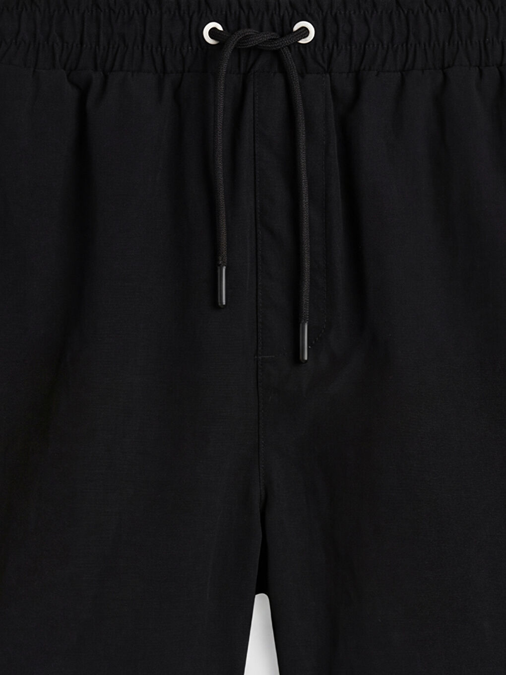 Siyah Kısa Boy Erkek Deniz Şortu-2