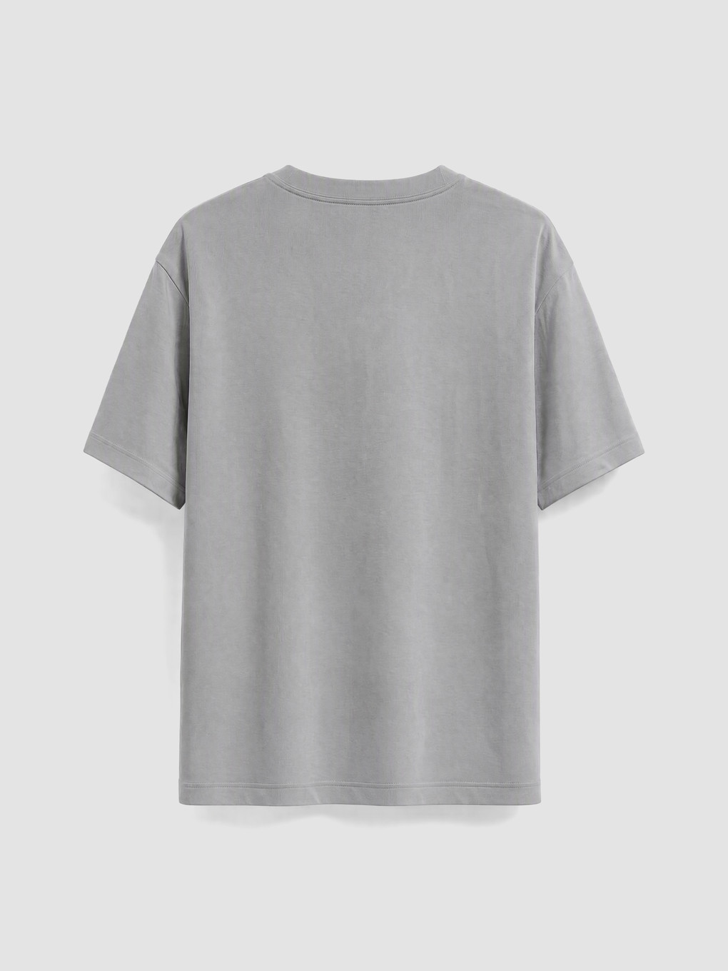T-shirt Homme En Jersey À Col Rond-1
