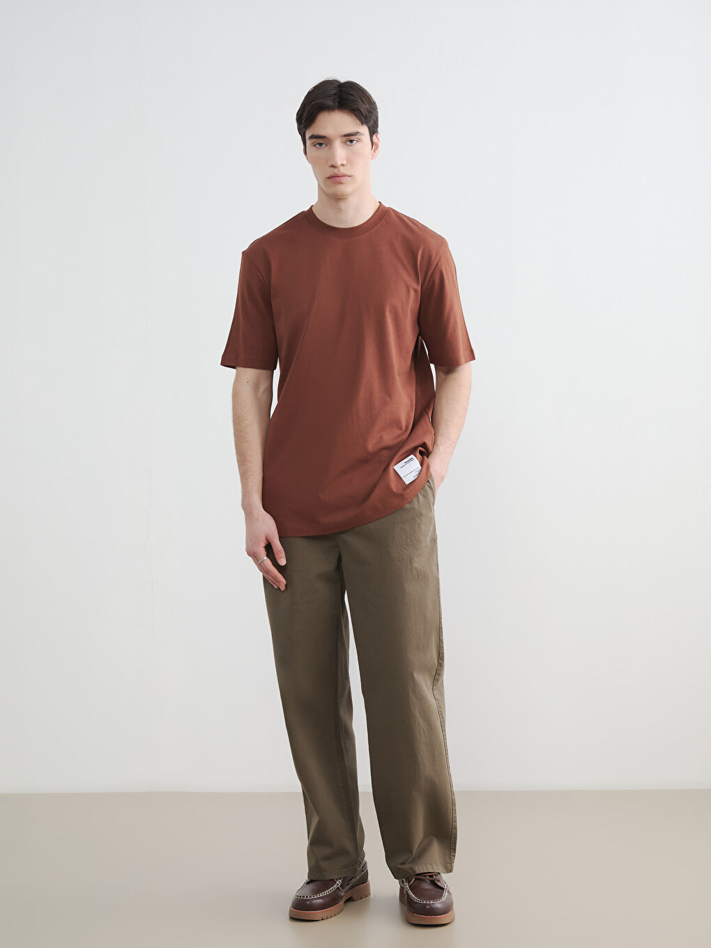 Crew Neck Jersey Men's T-Shirt-1