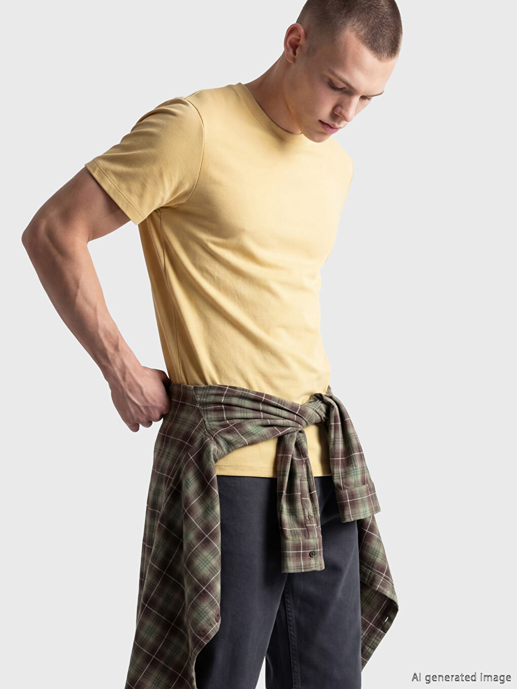 Crew Neck Jersey Men's T-Shirt