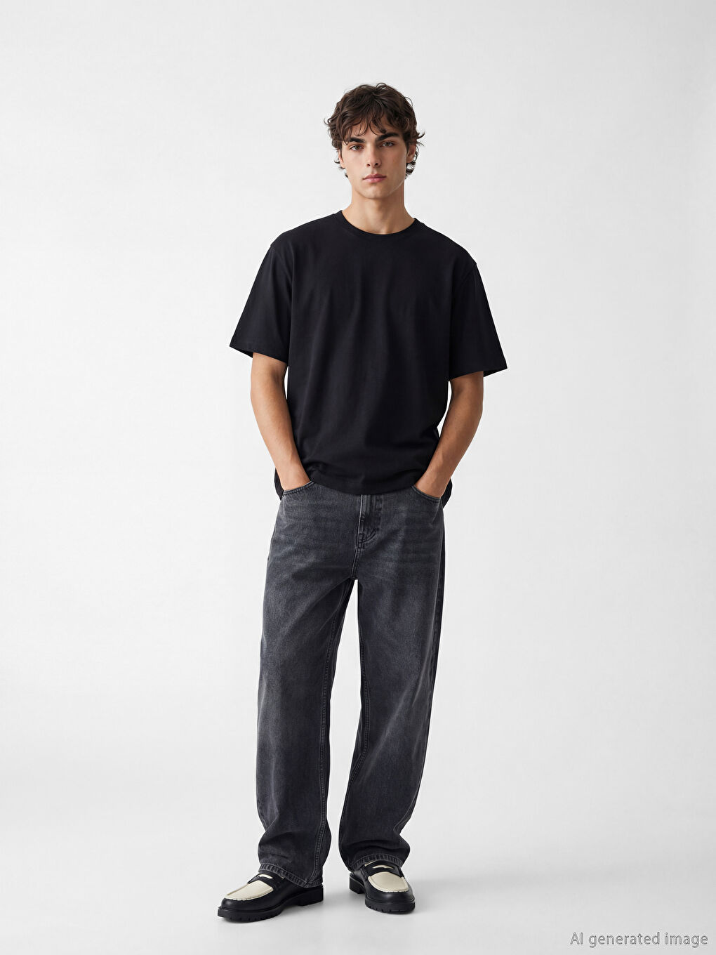 Crew Neck Jersey Men's T-Shirt-1