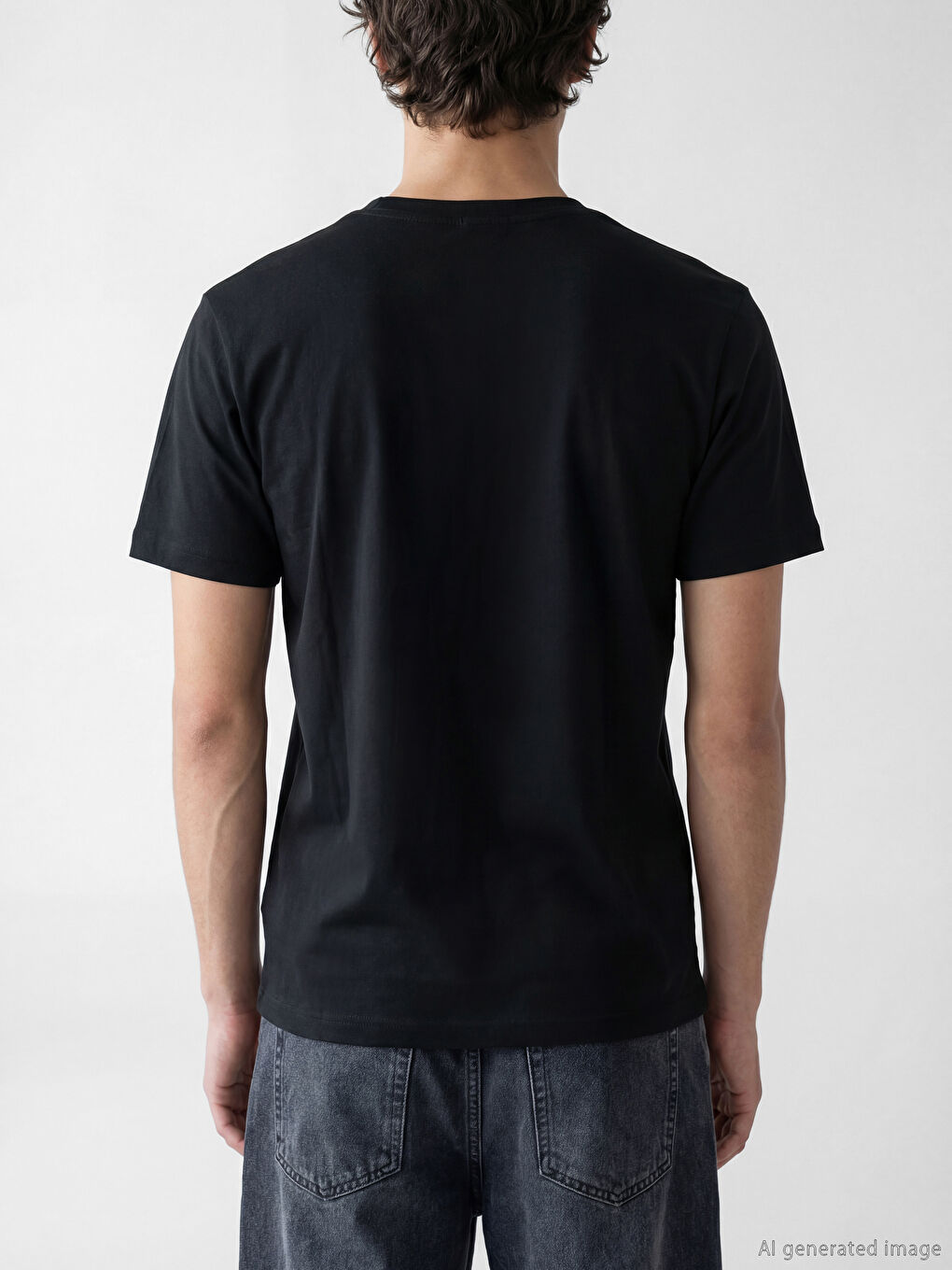 Crew Neck Jersey Men's T-Shirt-2