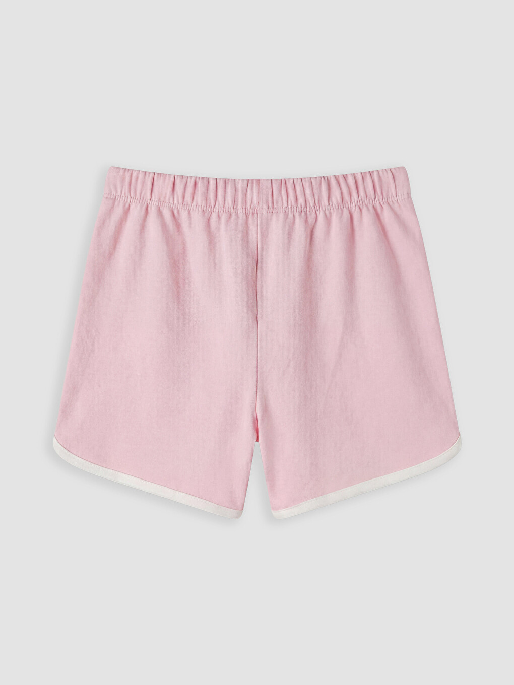 Pembe Beli Lastikli Kız Çocuk Pijama Şort-1