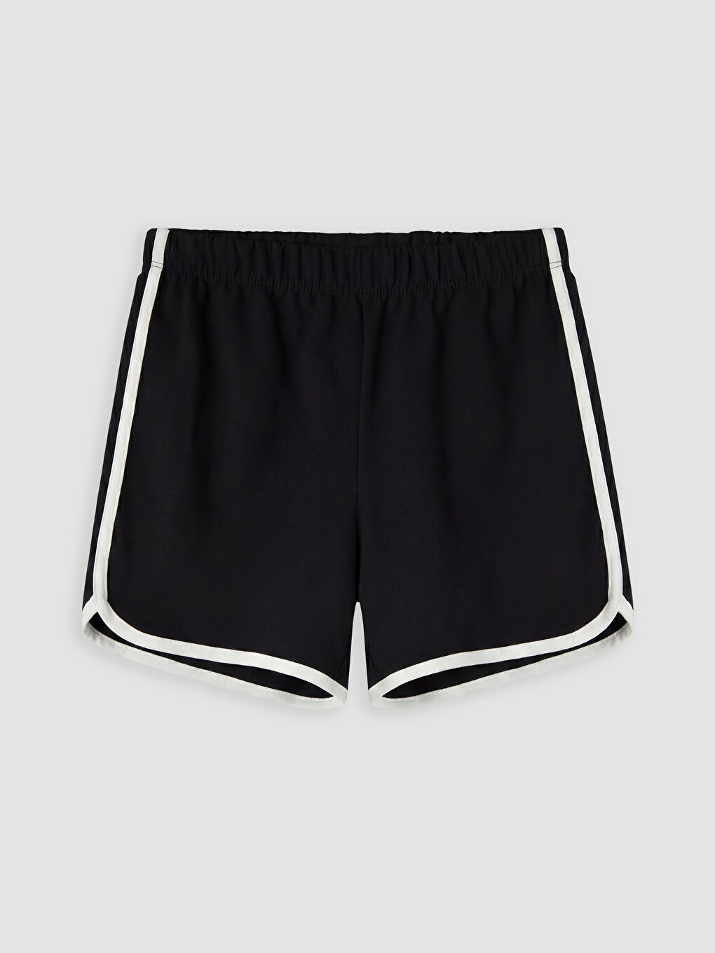 Ekru Los Angeles Baskılı Kız Çocuk Şortlu Pijama Takımı-4