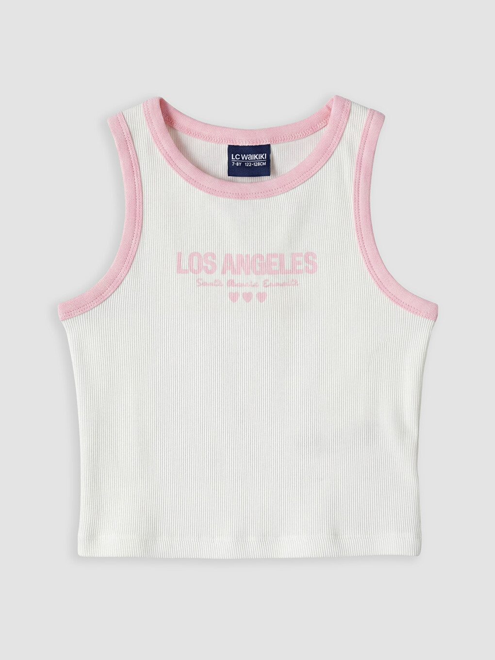 Ekru Bisiklet Yaka Baskılı Kız Çocuk Şortlu Pijama Takımı-1
