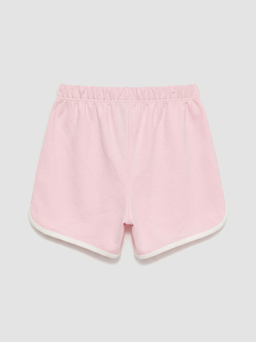 Ekru Los Angeles Baskılı Kız Çocuk Şortlu Pijama Takımı-4