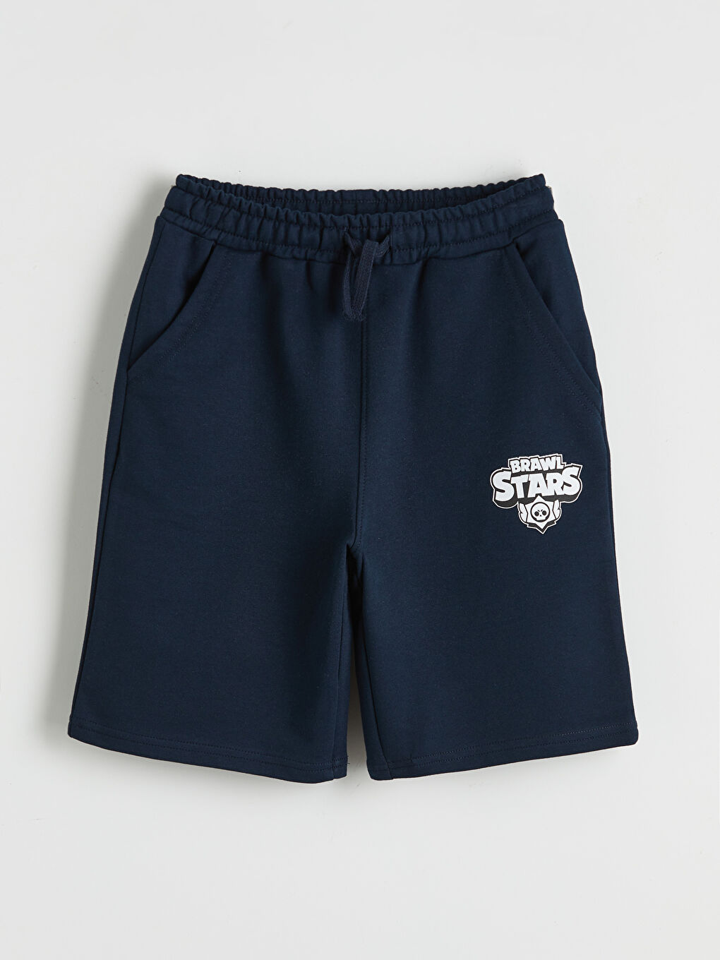 Ekru Bisiklet Yaka Brawl Stars Erkek Çocuk Tişört ve Şort-3