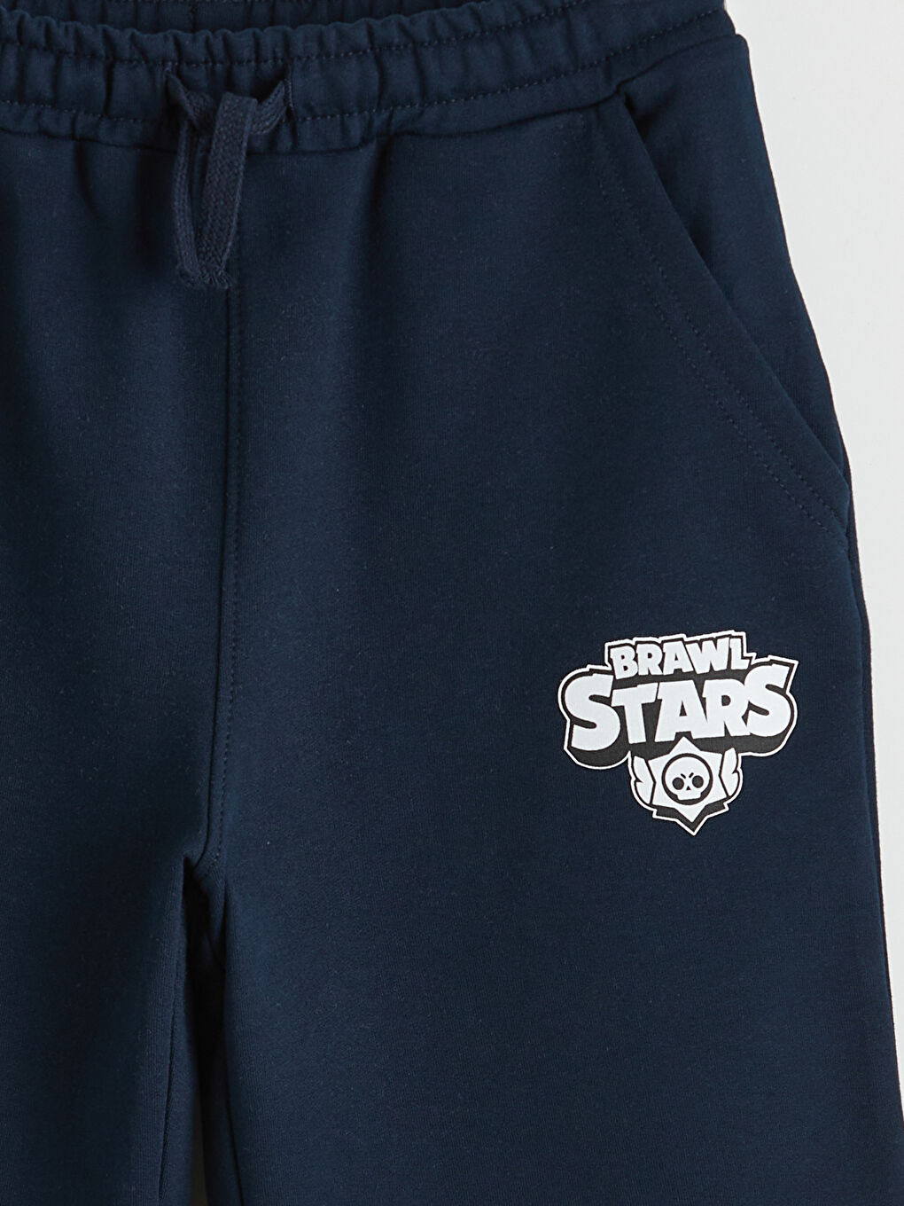 Ekru Bisiklet Yaka Brawl Stars Erkek Çocuk Tişört ve Şort-6