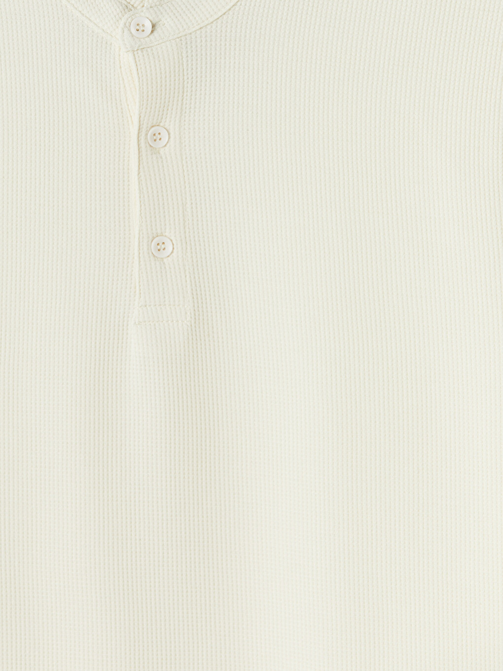 T-shirt à col officier en tissu gaufré pour homme-6