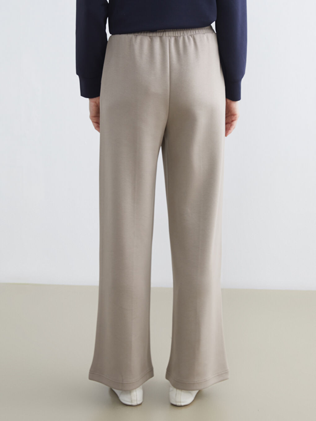 Woman BEIGE Sweatpants-3