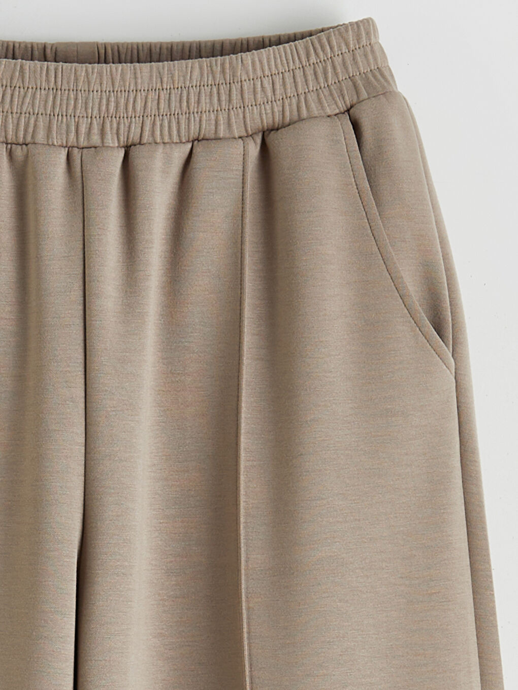 Woman BEIGE Sweatpants-5