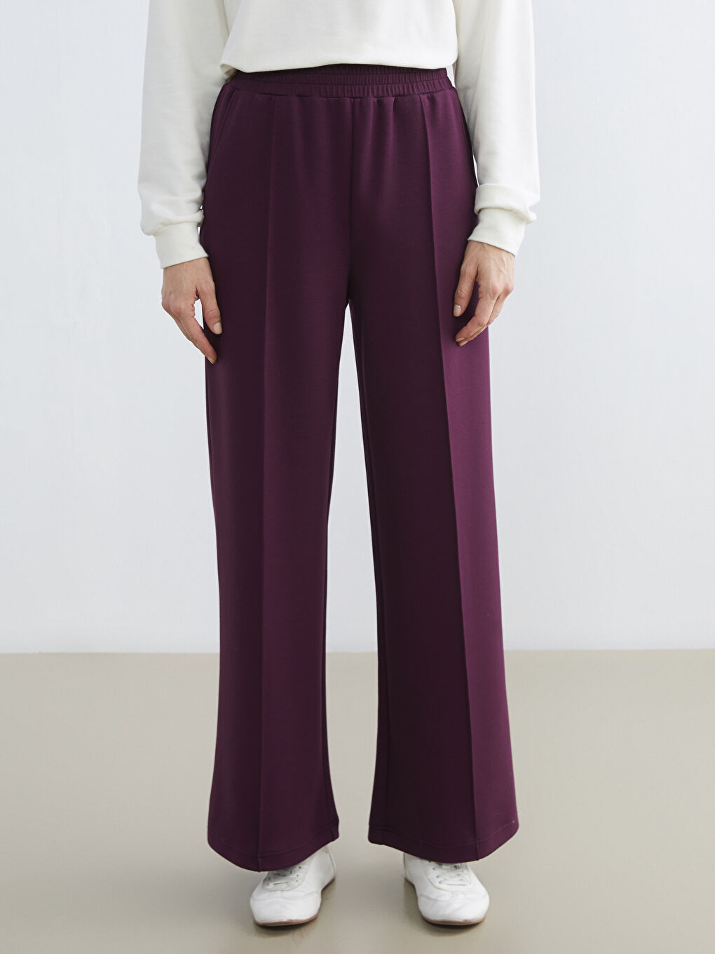 Woman PURPLE Sweatpants-1