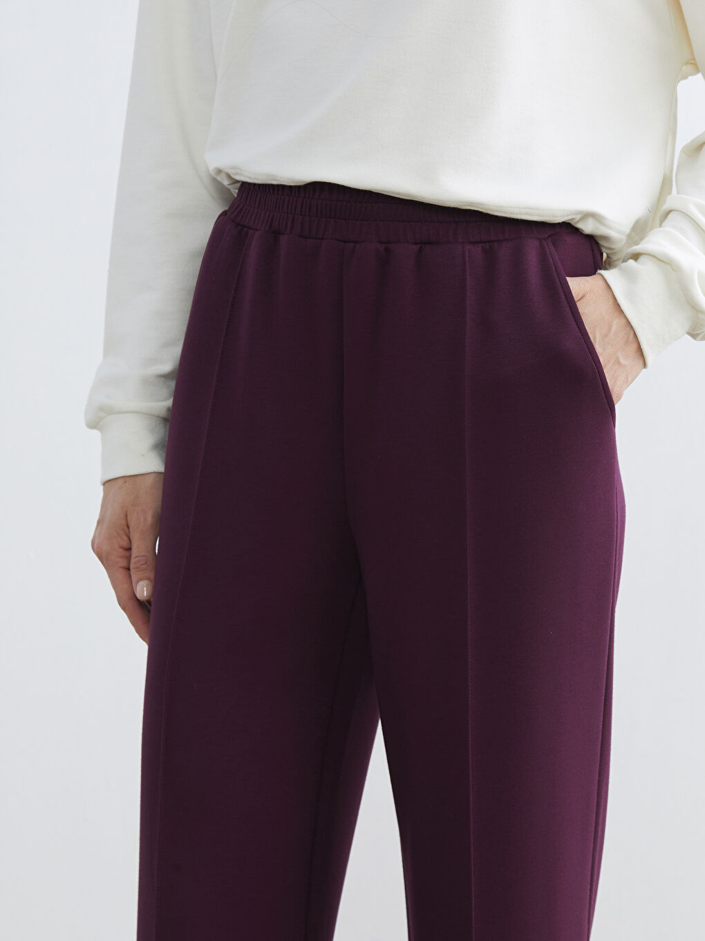 Woman PURPLE Sweatpants-2