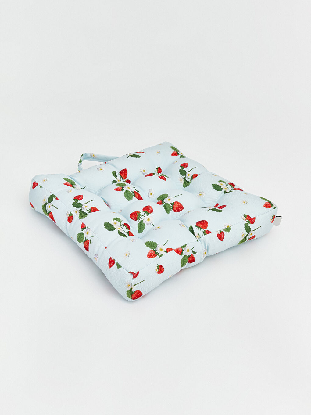 Karışık Çilek Baskılı Dolgulu Minder 40x40 cm-3