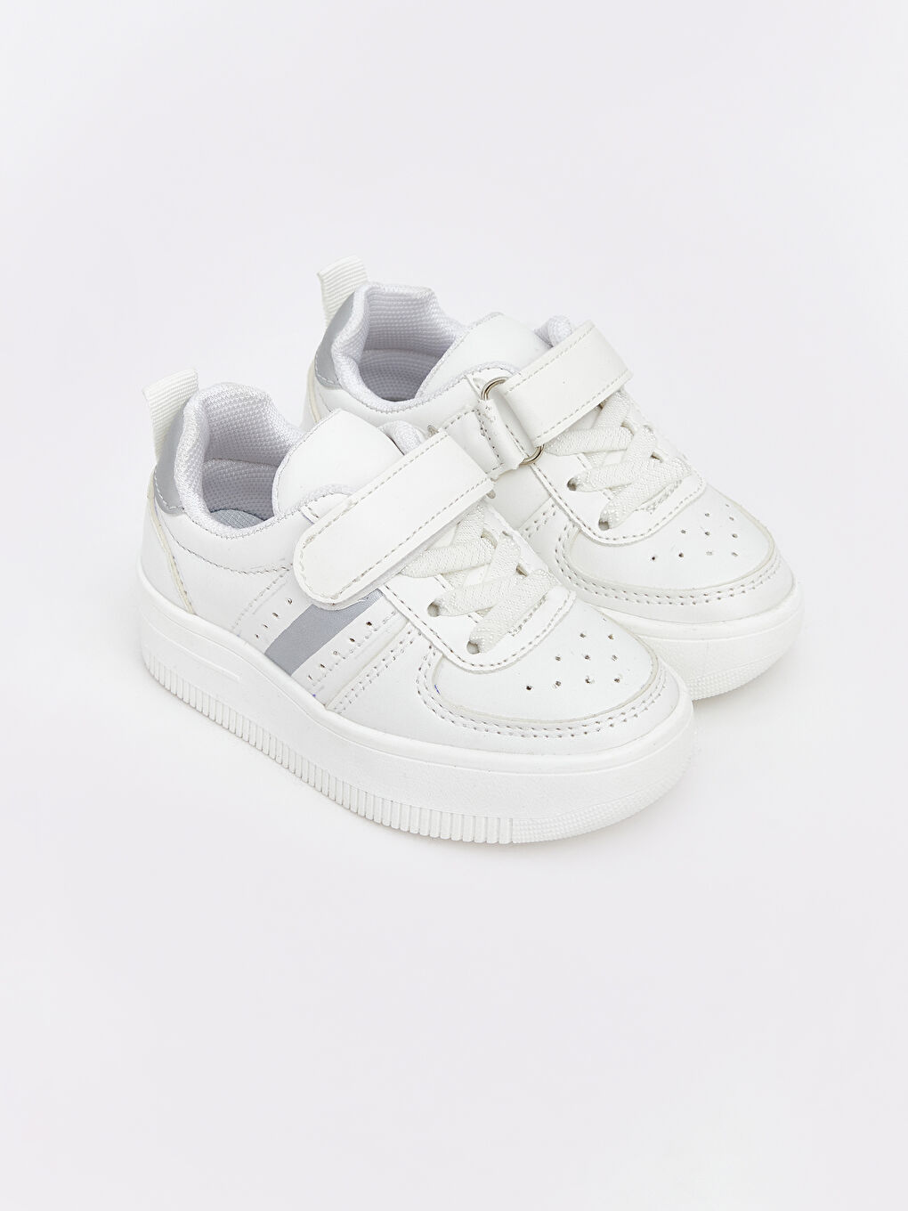 Baby Girls' Sneakers with Laces & Hook-and-Loop