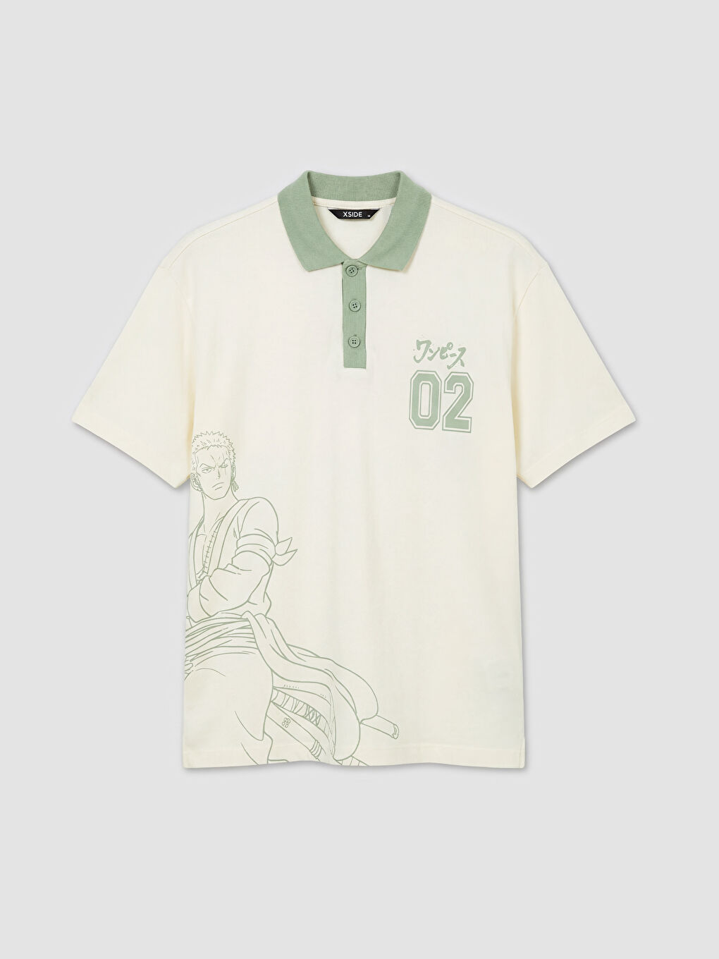 Sarı One Piece Baskılı Erkek Tişört