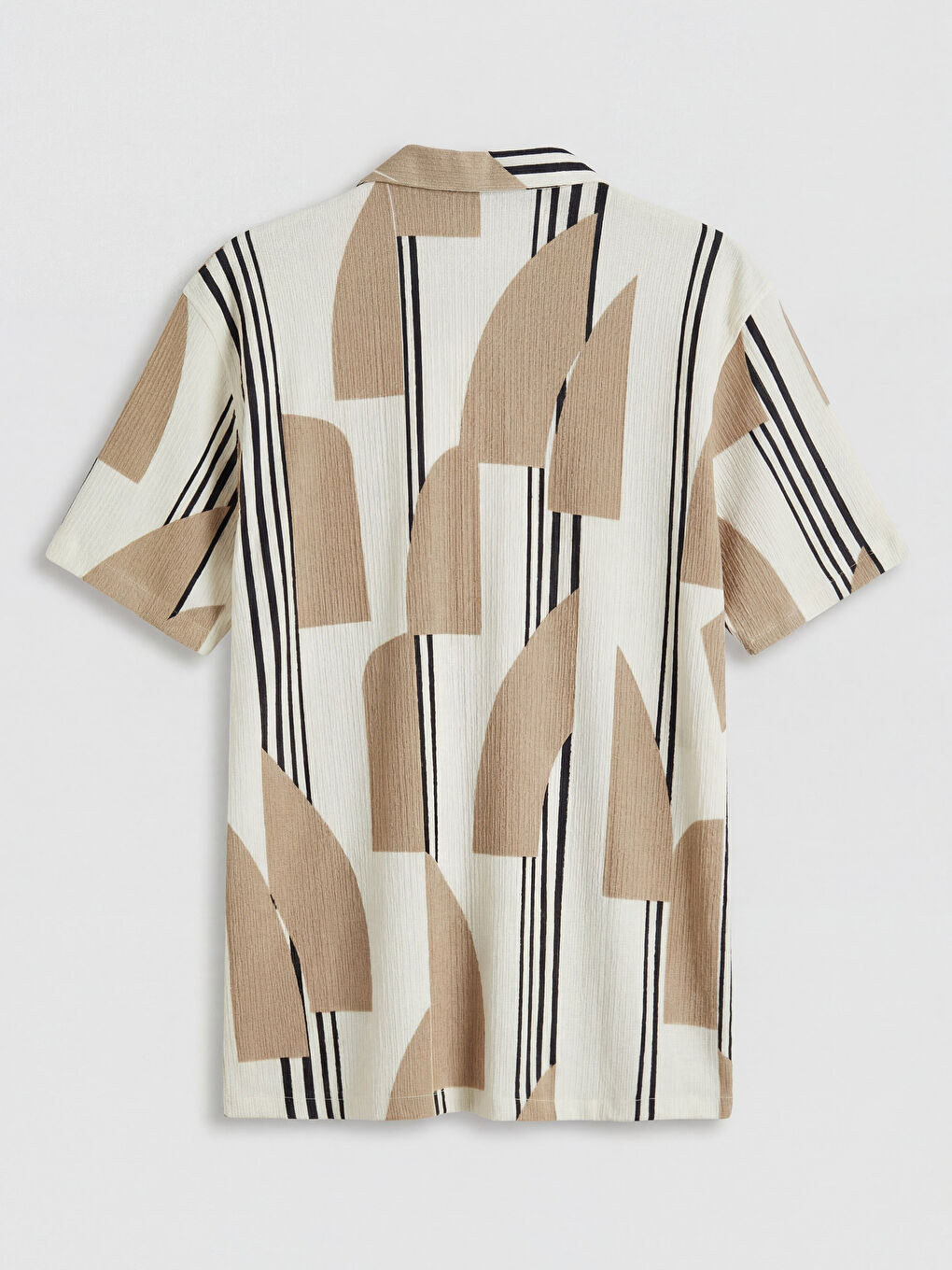 Regular Fit Patterned Men's Shirt-3