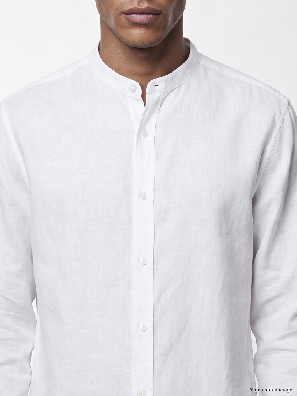 Chemise Homme Coupe Régulière En Mélange De Lin-2