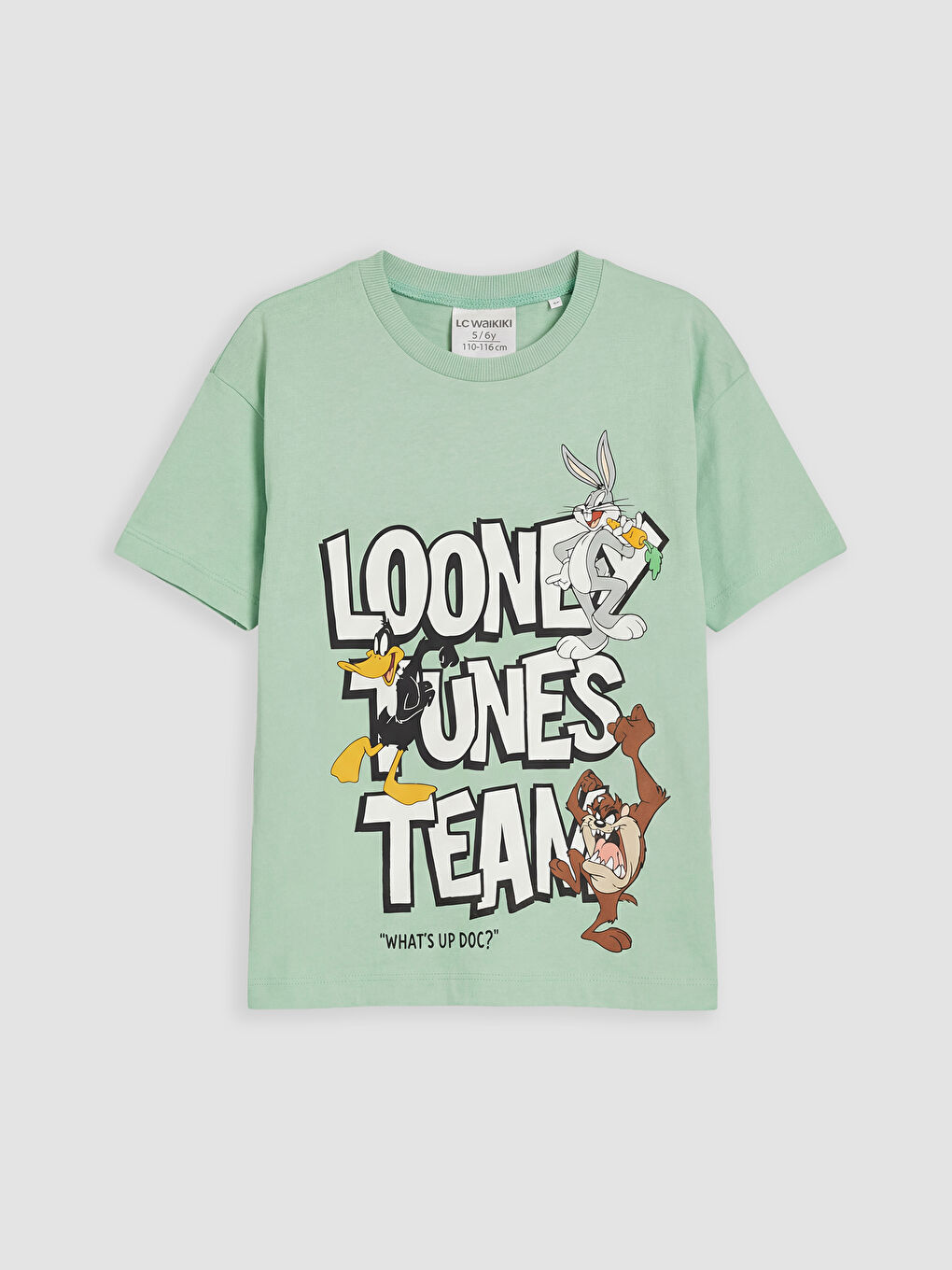 تي شيرت أولادي بطبعة لوني تونز، عبوة من قطعتين-3