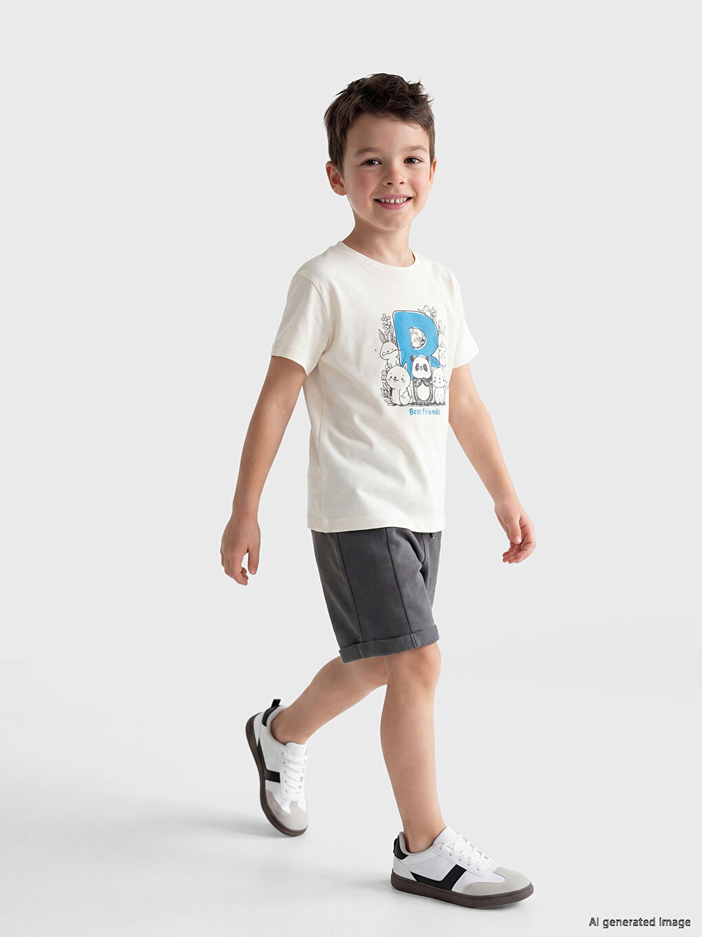 Best Friends Printed Boys' Set-1