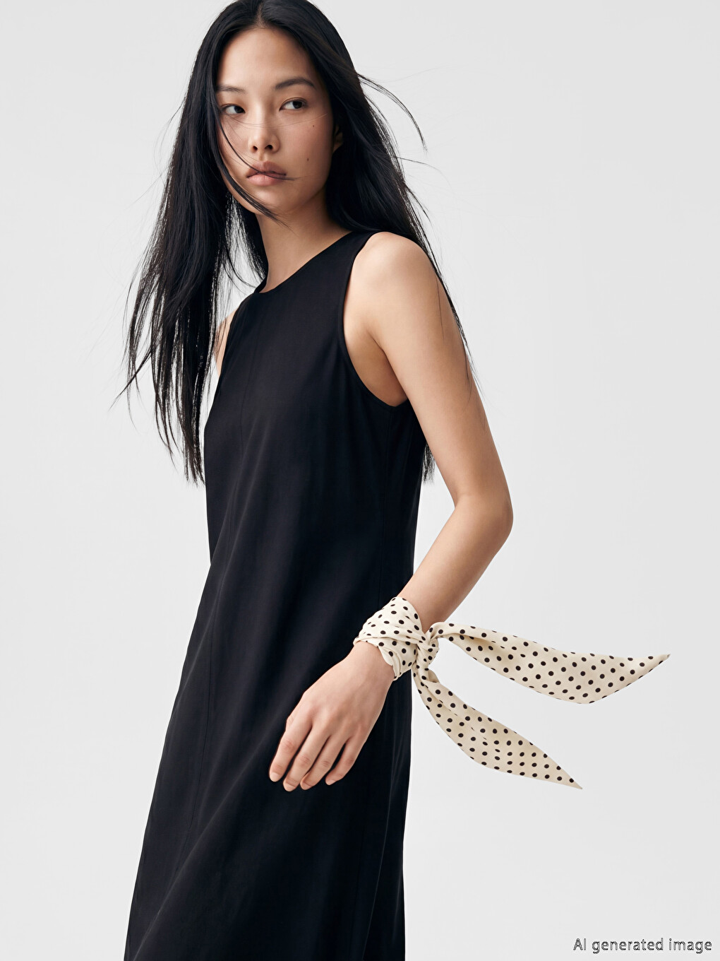 Robe Évasée en Mélange de Modal-1