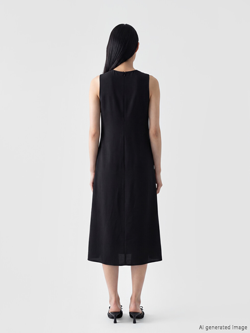 Robe Évasée en Mélange de Modal-3
