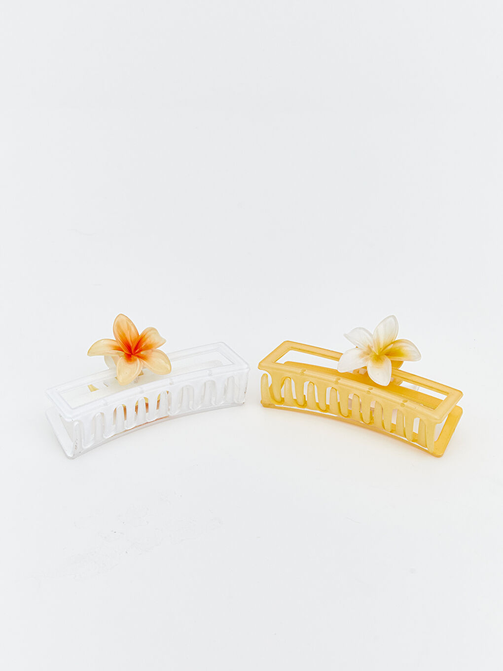 مجموعة مشابك شعر مزينة بالزهور للنساء، عبوتان-1