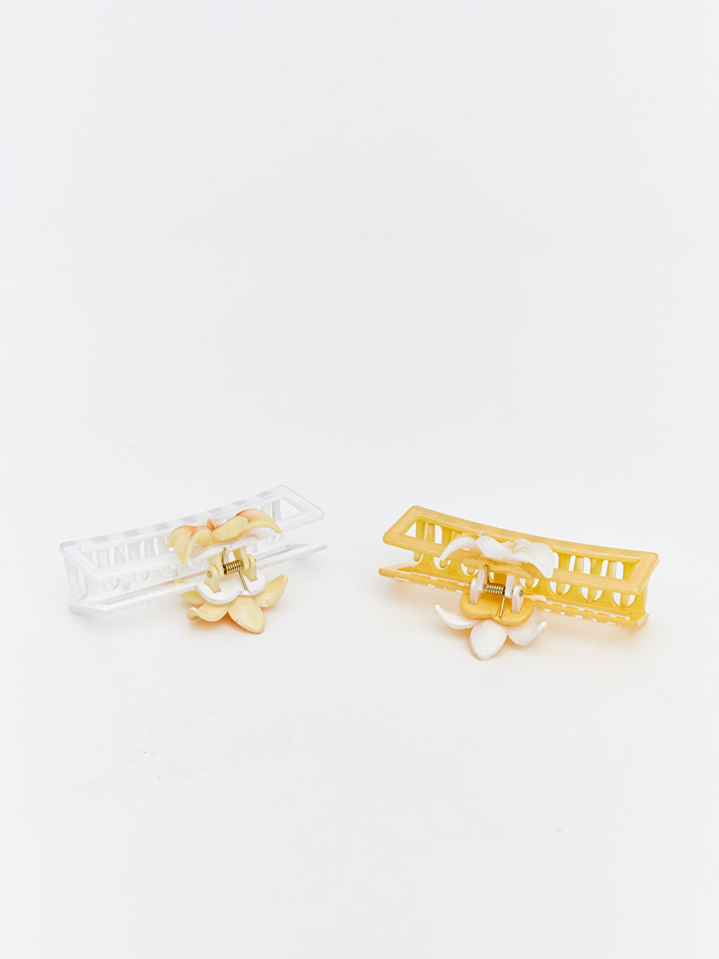 مجموعة مشابك شعر مزينة بالزهور للنساء، عبوتان-2